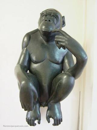Bonobo pensif